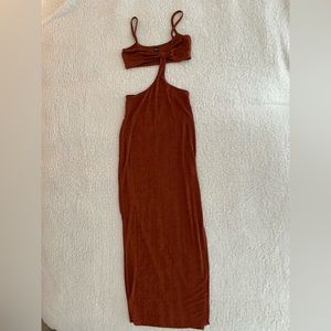 SHEIN split thigh cami dress